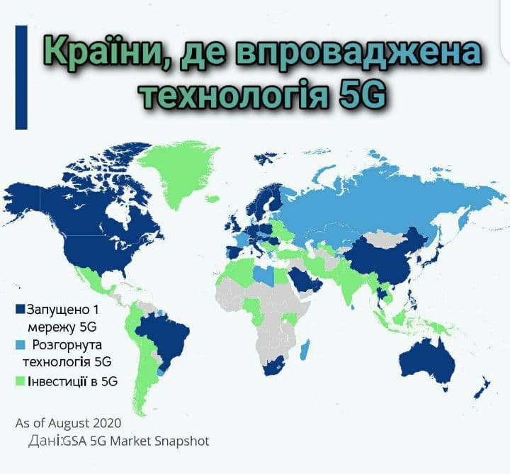 В каких странах уже действует 5G - BigNews