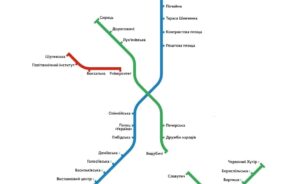 Карта поездов киевского метрополитена – военное положение - BigNews