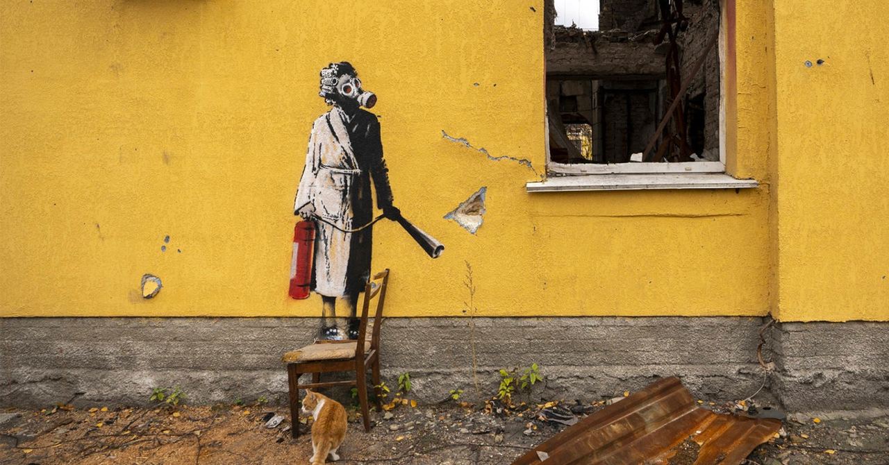 Робота Banksy в Гостомелі оцінюється в понад 9 мільйонів гривень - Новини. Останні новини України та світу. Bignews.ua